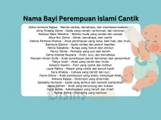 100 Inspirasi Nama Bayi Perempuan Islami Cantik dan Penuh Doa