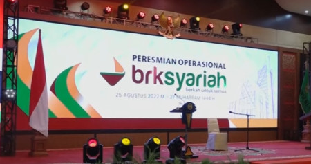 Logo baru Bank Riau Kepri (BRK) syariah./Istimewa