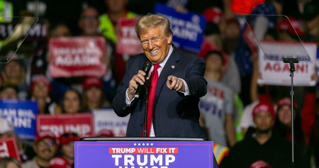 Pemenang Pemilu Presiden Amerika Serikat 2024 Donald Trump. Bloomberg/Jim Vondruska