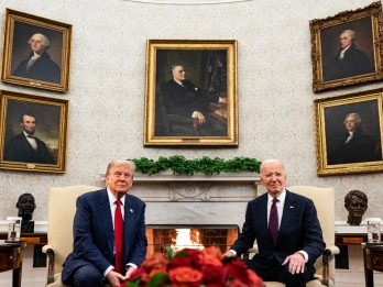 Ramah-tamah Transisi Kekuasaan, Biden Sambut Trump di Gedung Putih