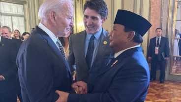 Momen Mesra Prabowo, Joe Biden, dan Justin Trudeau di KTT APEC Peru