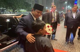 Prabowo Tiba di Brasil Jelang KTT G20, Disambut Puluhan Diaspora di Hotel