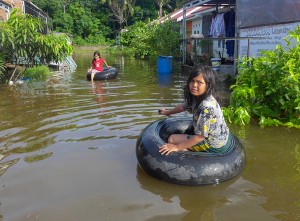 Banjir Rendam Perumahan Di Padang Pariaman