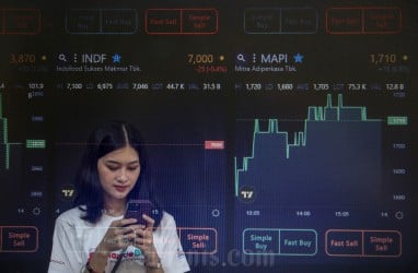 Indeks Bisnis-27 Turun, Saham Bank Jumbo BBRI, BBCA, BBNI Berjatuhan