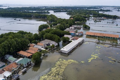 Banjir Rob Di Kampung Sembilangan Bekasi