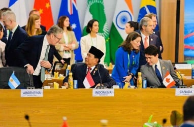 Momen Keakraban Prabowo dengan PM Kanada dan Presiden Argentina di KTT G20 Brasil