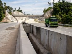 Progres Pembangunan Fisik Jalan Tol Padang-Sicincin di Sumbar 85%