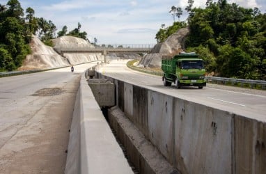 Progres Pembangunan Fisik Jalan Tol Padang-Sicincin di Sumbar 85%