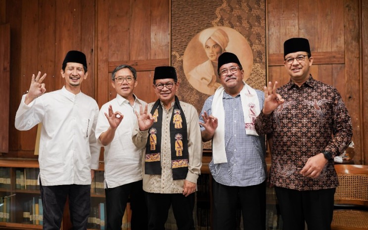 Mantan Gubernur DKI Jakarta Anies Baswedan dan Paslon Nomor Urut 03 di Pilkada Jakarta Pramono Anung-Rano Karno bertemu di kediaman Anies di Lebak Bulus, Jakarta Selatan pada Rabu (20/11/2024). Dok Aditya Septian - Istimewa