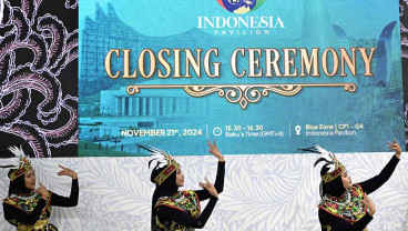 Upacara Penutupan Paviliun Indonesia
