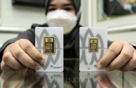 Harga Emas 24 Karat Antam Hari Ini Turun ke Level Rp1,53 Juta per Gram