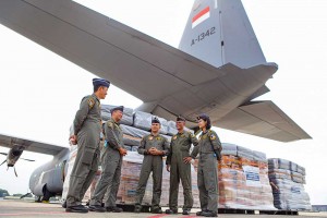 Pengiriman Bantuan Kebutuhan Pokok Untuk Pengungsi Korban Erupsi Gunung Lewotobi