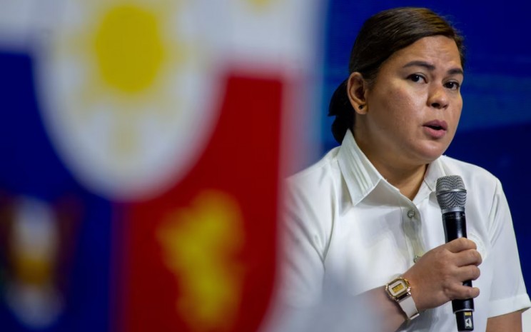 Wakil Presiden Filipina Sara Duterte. - Reuters