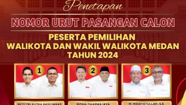 Pilwalkot 2024, Ini Profil 3 Calon Walikota dan Calon Wakil Walkot Medan