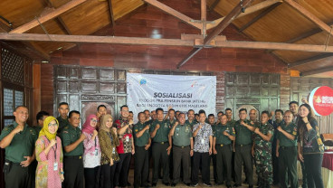 Bank Jateng Sosialisasikan Produk Pra Pensiun ke Kodim Magelang