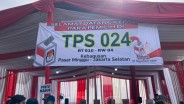 Penampakan TPS 024 Kebagusan Tempat Megawati Nyoblos, Nuansa Merah Putih!