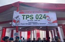 Penampakan TPS 024 Kebagusan Tempat Megawati Nyoblos, Nuansa Merah Putih!