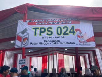 Penampakan TPS 024 Kebagusan Tempat Megawati Nyoblos, Nuansa Merah Putih!