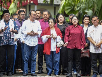 Momen Megawati Nyoblos Pilkada, Ditemani Puan hingga Happy Hapsoro