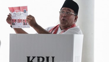 Pramono-Rano Karno Menang Telak di TPS Bang Doel Lebak Bulus