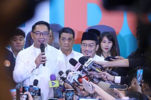 Ridwan Kamil dan Suswono Tanggapi Hasil Hitung Cepat