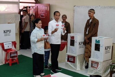 Joko Widodo Gunakan Hak Pilih Di Pilkada 2024