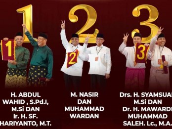 Quick Count LSI: Pasangan Cagub Riau Abdul Wahid-SF Hariyanto Unggul di 9 Kabupaten/Kota