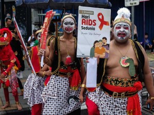 Peringatan Hari Aids Sedunia di Solo Jawa Tengah