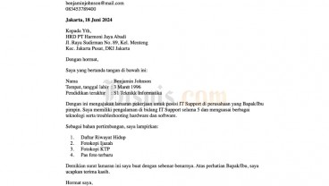 Cara Membuat Surat Lamaran Kerja yang Benar dan Contohnya
