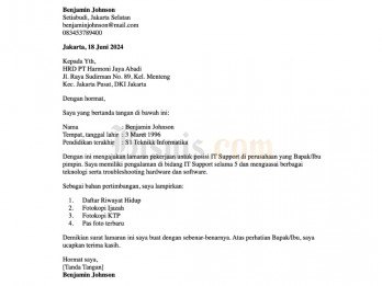 Cara Melamar Kerja Lewat Email yang Benar dan Contohnya