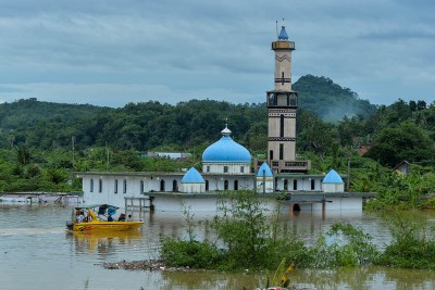 Kampung Penampung Air Bendungan Karian Mulai Tenggelam