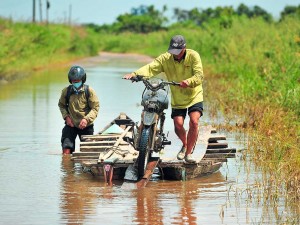 Banjir Luapan Sungai Batanghari Kabupaten Muaro Jambi