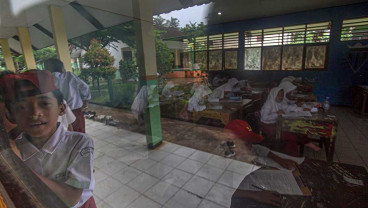 Gedung Sekolah Digunakan Sebagai Posko Pengungsian Korban Bencana Pergerakan Tanah di Sukabumi