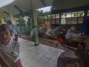 Gedung Sekolah Digunakan Sebagai Posko Pengungsian Korban Bencana Pergerakan Tanah di Sukabumi