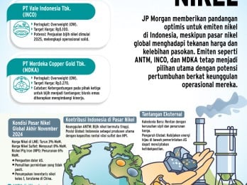 REKOMENDASI JP MORGAN    : Prospek Menantang Emiten Nikel RI