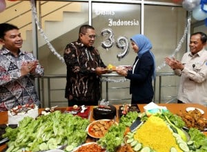 Syukuran Ulang Tahun Bisnis Indonesia Ke-39