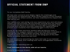 DWP Kena Boikot, Penyelenggara Buka Suara