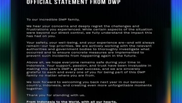DWP Kena Boikot, Penyelenggara Buka Suara