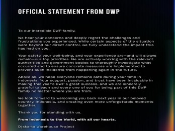 DWP Kena Boikot, Penyelenggara Buka Suara