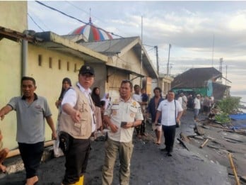 Banjir Rob dan Gelombang Tinggi di Ampenan NTB, 166 Rumah Terdampak