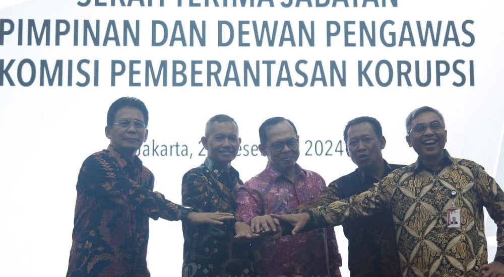 Serah Terima Jabatan Pimpinan dan Dewan Pengawas KPK 2024-2029