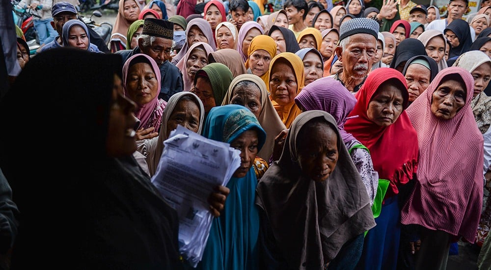 Penyaluran Bantuan Sosial Kemensos