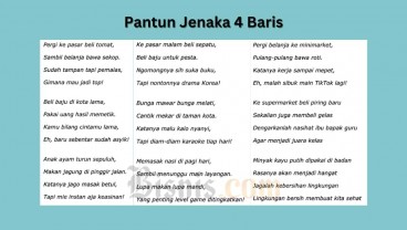 45 Contoh Pantun Jenaka 4 Baris, Bikin Gelak Tawa