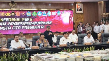 Kapolri Pamer Sita Barang Bukti Narkoba Rp8,6 Triliun sepanjang 2024