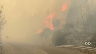 Kantor Lurah Rawa Badak Utara dan Tiga Rumah Terbakar Akibat Petasan