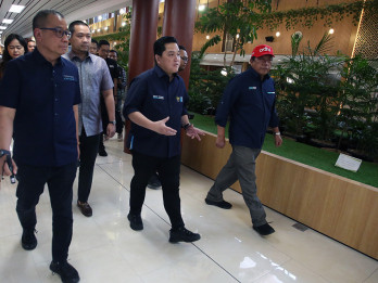 Menteri BUMN Tinjau Kesiapan Terminal Khusus Umroh