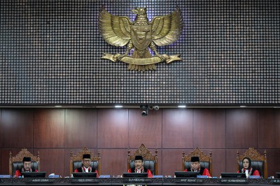 Sidang Pleno Khusus Penyampaian Laporan Tahunan MK