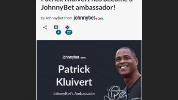 Jadi Pelatih Timnas Indonesia, Kluivert Ternyata Pernah Jadi Duta Situs Judi