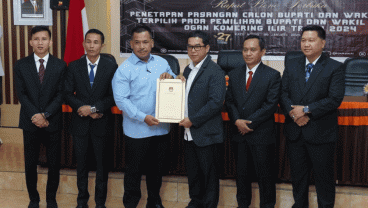 KPU Tetapkan Muchendi-Supriyanto sebagai Bupati dan Wabup OKI Terpilih 2025-2030
