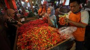 Harga Pangan Hari Ini 10 Januari: Cabai Rawit Merah Tembus Rp73.630 per Kg